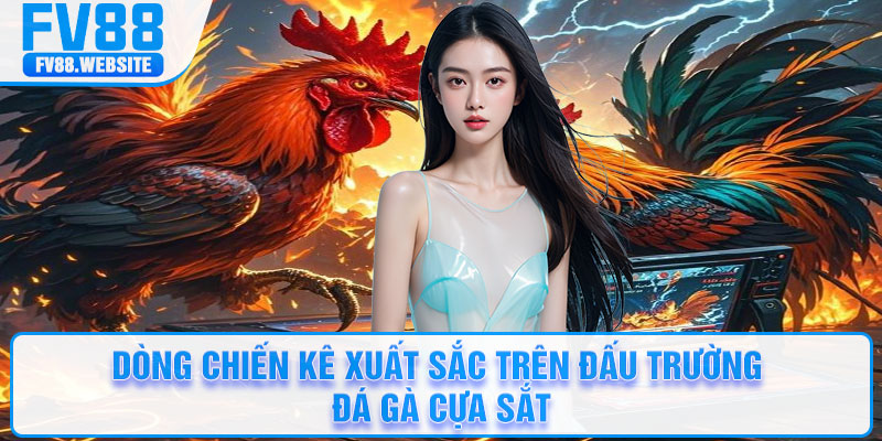 Dòng chiến kê xuất sắc trên đấu trường đá gà cựa sắt
