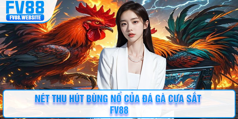 Nét thu hút bùng nổ của đá gà cựa sắt FV88
